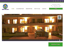 Tablet Screenshot of aparthotelgolfbeach.com
